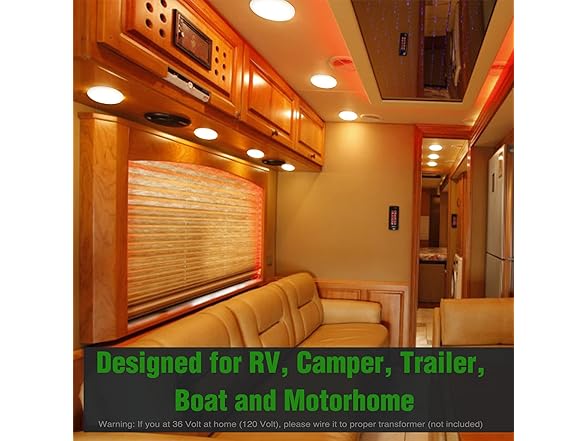 Homdec 4.5" LED RV Puck Light Dimmable