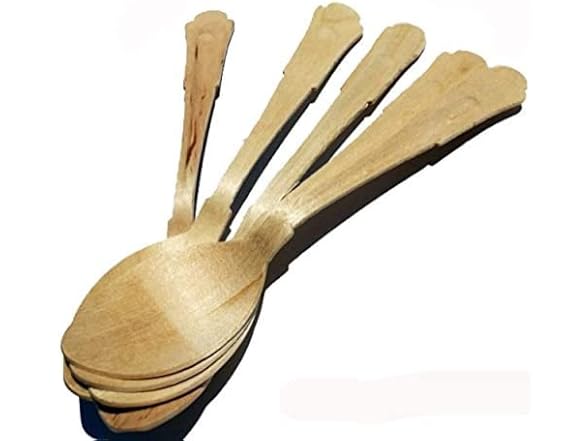 Wooden Spoons 8" 100ct