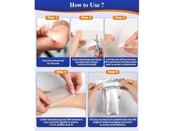 Nidkoud Hydrocolloid Roll for Wound Care