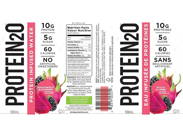 PROTEIN2O Water Protein Infused Dragonfruit, 500 ML