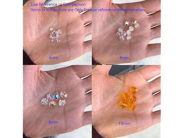 50pcs Adabele Austrian 10mm Faceted Round Crystal Bead