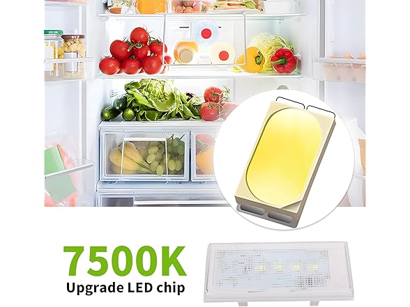 W10515057 Refrigerator Freezer LED Light Set