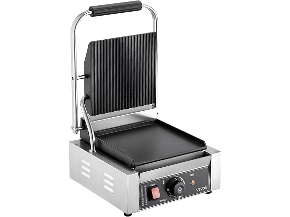 VEVOR Commercial Panini Grill, 1800W