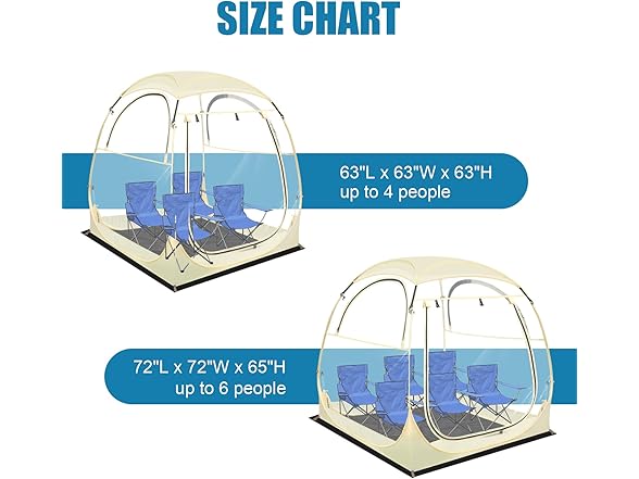 Pop-Up Sports Shelter Tent (1-6 Person)