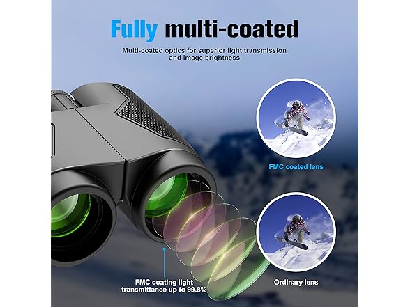 retulgie 12x25 Binoculars for Adults