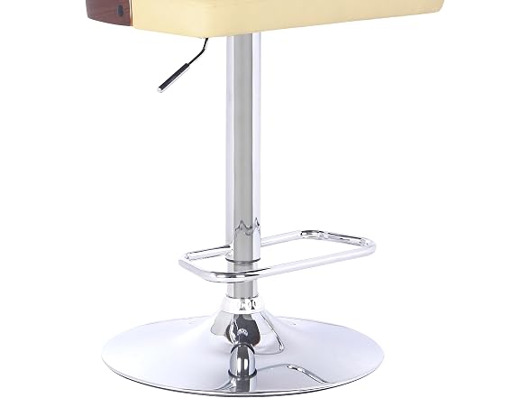 Armen Storm Barstool, Cream/Walnut