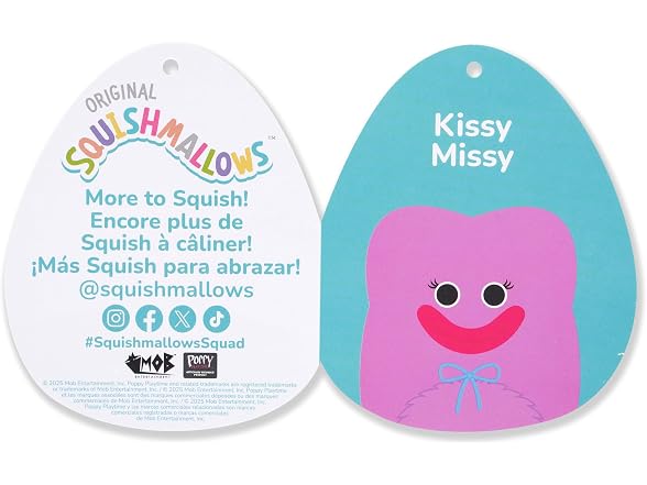 Squishmallows Original Poppy Playtime 12in Kissy Missy