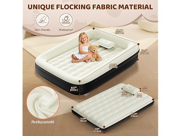 Abdtech Inflatable Toddler Travel Bed