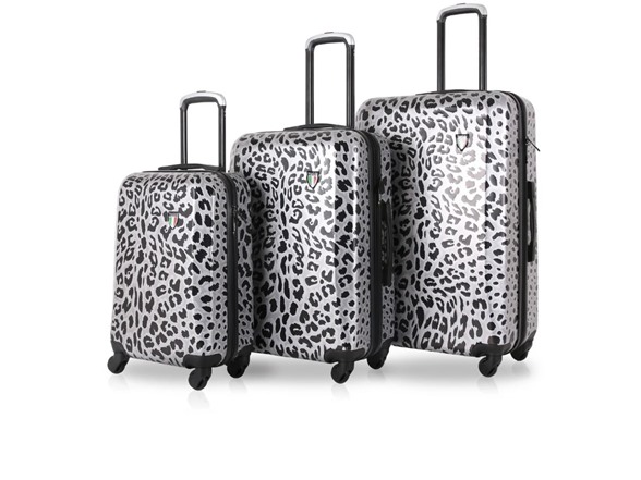 TUCCI Italy Winter Leopard 3PC Luggage