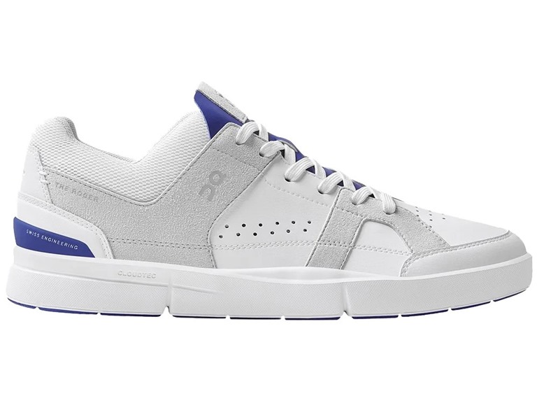 On Running The Roger Clubhouse Men's Shoes White/Indigo Size 8.5