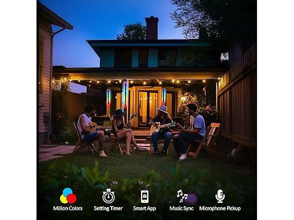 SLARY LED Wall Light 40in 2pk