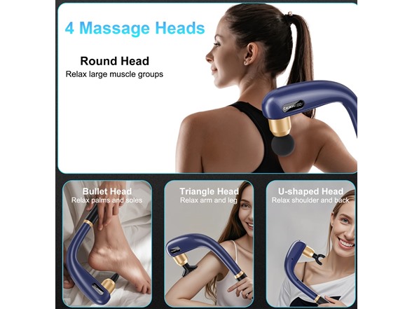 Deep Tissue Massage Gun w/ Handle
