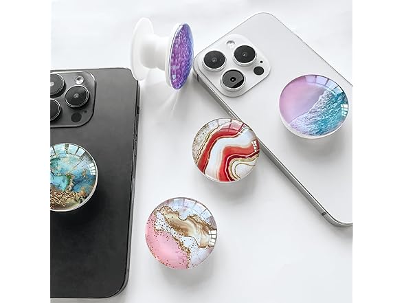 WUYULB Clear Crystal Phone Grip