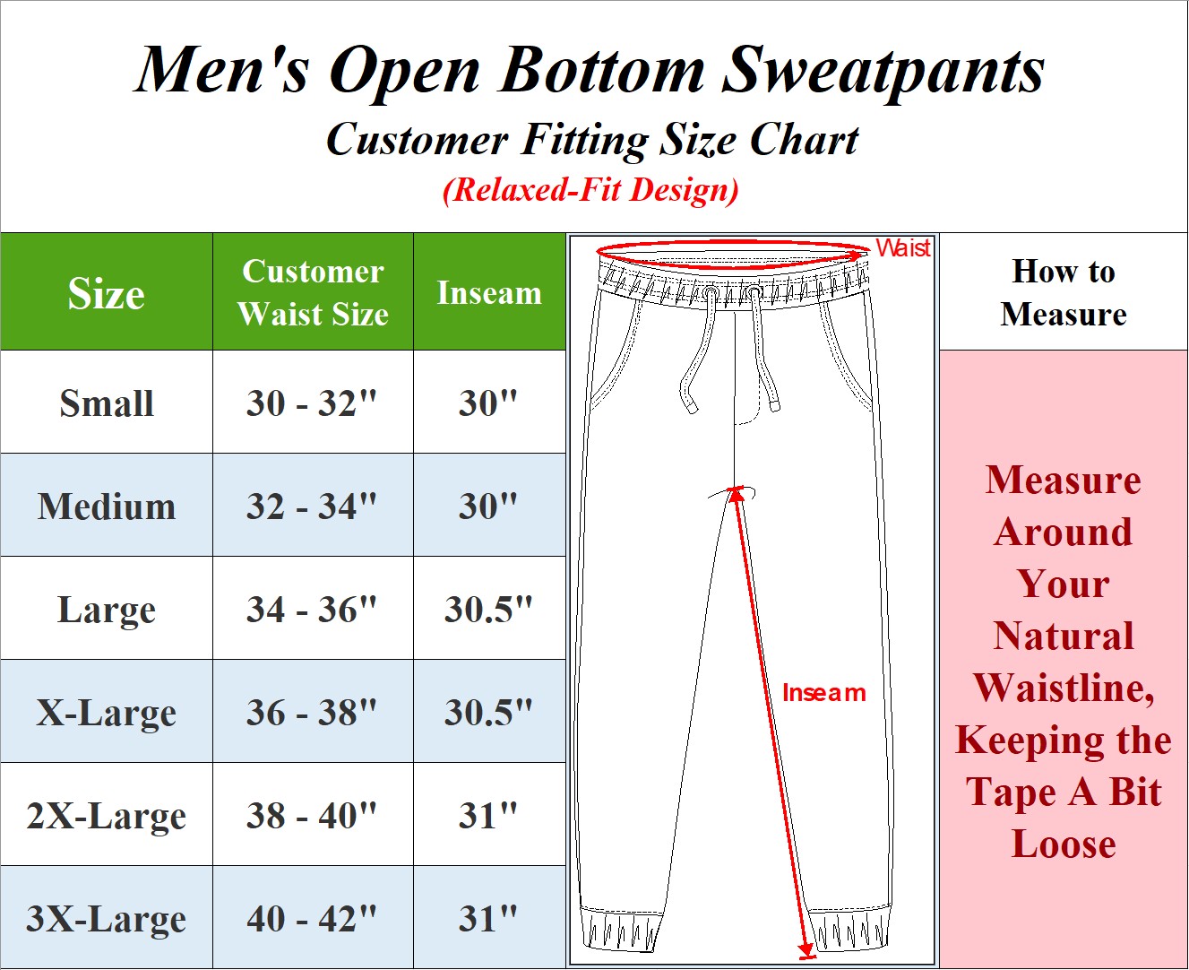 4Pk Mens Open Bottom Sweatpants - Gallery 15