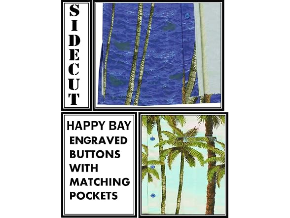 Happy BAY Men (XXL) Hawaiian Casual Tropical Shirt