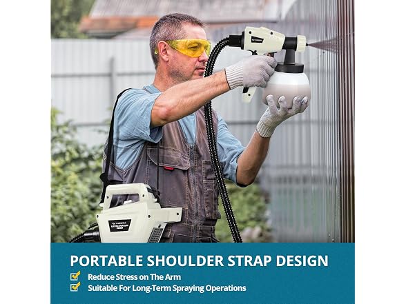 TILSWALL Shark800 800W Paint Sprayer White