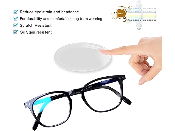 6 PK Spring Hinge Reading Glasses