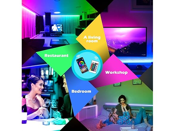 AILBTON Led Strip Lights, 60Ft