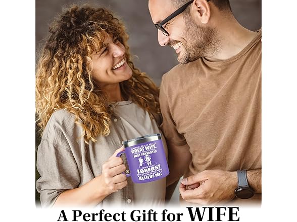 LIZAVY Stainless Steel wife Coffee Mug