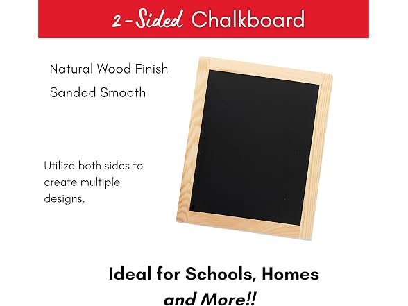 Plaid Double Sided Chalkboard 10 PK