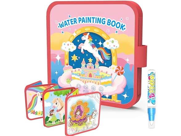 Reusable Water Painting Books, 10 Pages