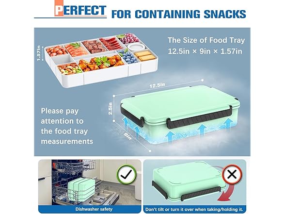 Tendware Portable Snackle Box Container