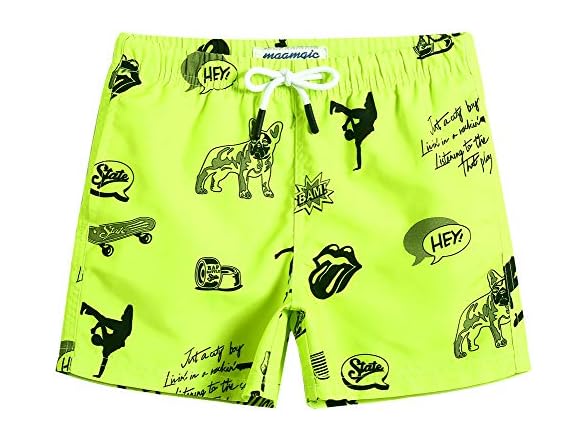 maamgic Kids (5-6 Ye) Boys Swim Trunks Toddler Swi
