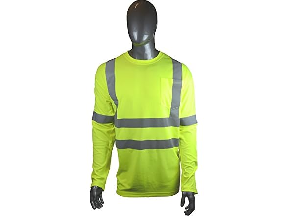 West Chester 47408 Hi-Vis Standard Safety Long Sleeve Shirt