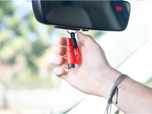 (4-Pack) resqme Keychain Car Escape Tool