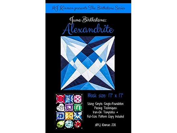 Quilt Patterns, Birthstone Series -