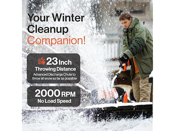 SuperHandy GUT158 SuperHandy Snow Thrower