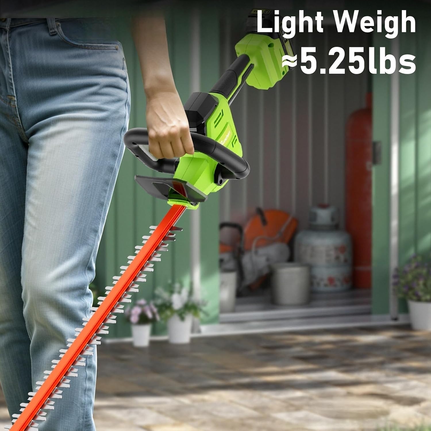 sunchers 22" Cordless Hedge Trimmer - Gallery 13
