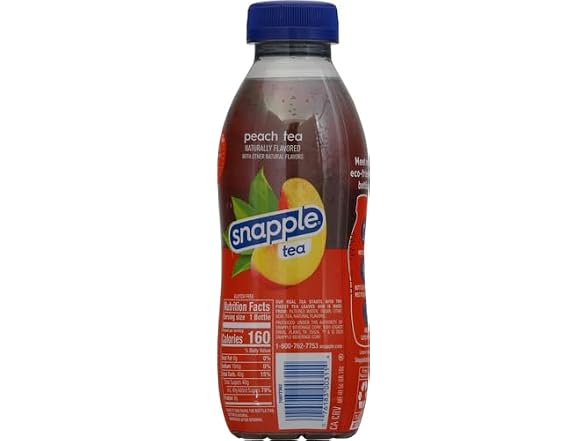 Snapple Peach Tea, 16 fl oz recycled
