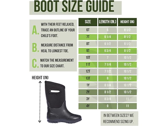 Oaki Kids’ Neoprene Rain Snow Boots