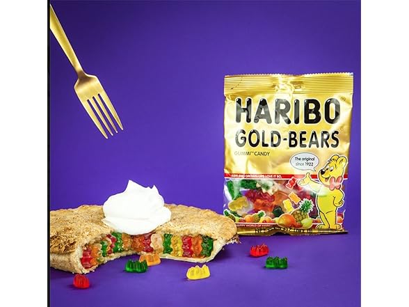 1PK HARIBO Gummi Candy, Original Goldbears, 10 OZ