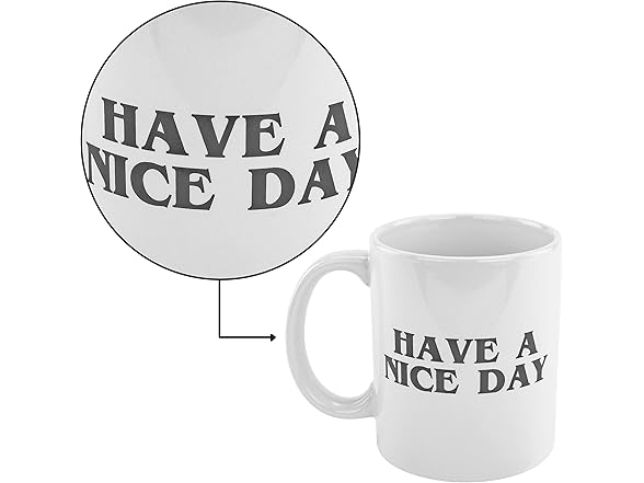 Fairly Odd Novelties Have A Nice Day + Middle Finger 11oz