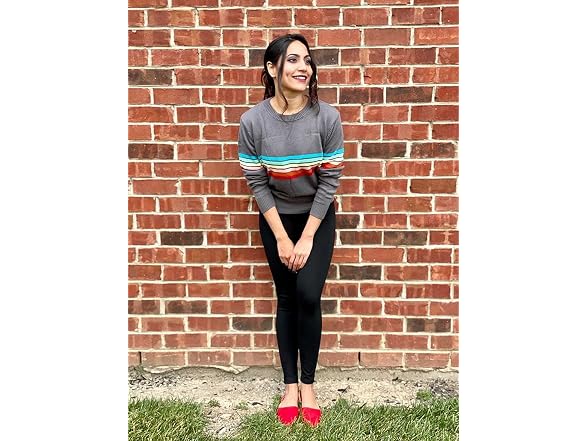 Ecowish Girls (S) Sweater Rainbow Colorful Tops