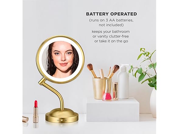 Conair Lighted Makeup Mirror, LED