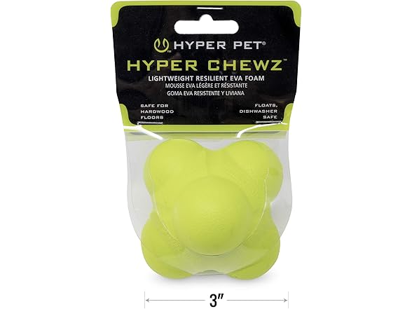 Hyper Pet Throwing Bumpy Ball Dog Toy