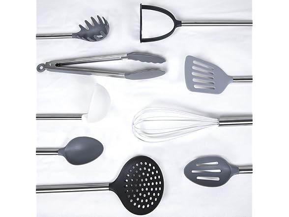 10 Pc Nylon Utensil Set with Holder
