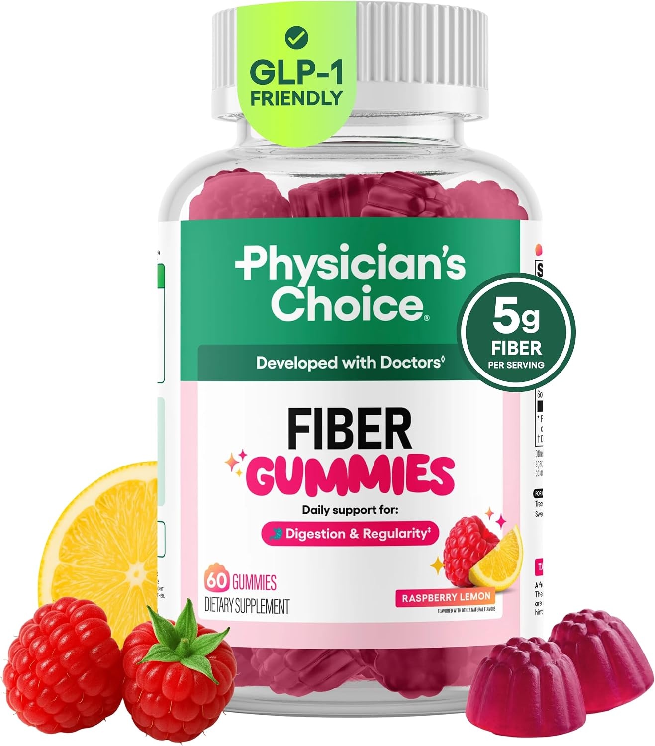 Physician s CHOICE Fiber Gummies for GLP 1 Support - Gallery 2