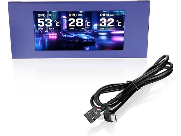 Thermaltake View 600 TG 6.0 Inch LCD Screen Panel