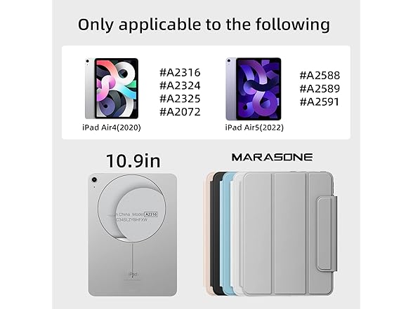 Marasone iPad Air 5/4 Case, Space Theme