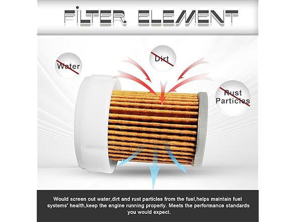 ZOKYUYS Fuel Filter Kubota 6A320