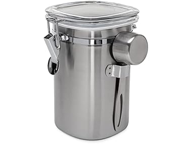 $16.99, Was $24.99, 32% Off! ChefWave Durable Stainless Steel Coffee Canister dealfomo