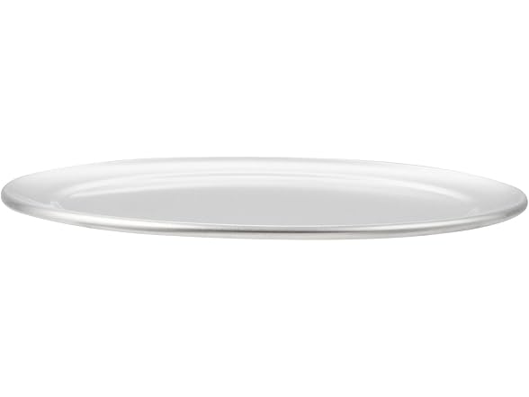 Restaurantware Aluminum Wide Rim Pizza Pan, 12 Pack