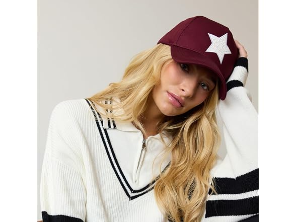 Pearl Star Western Retro Snapback Cap