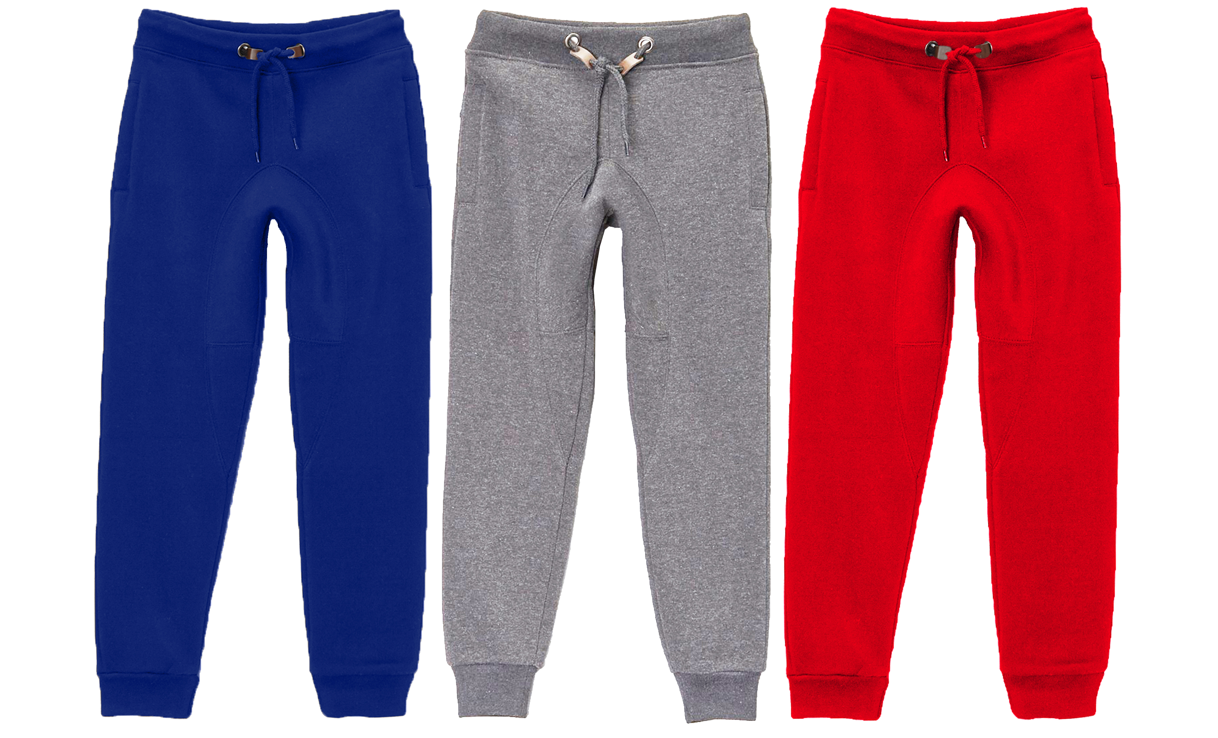 Boys 3PK Fleece Jogger Sweatpants - Gallery 13