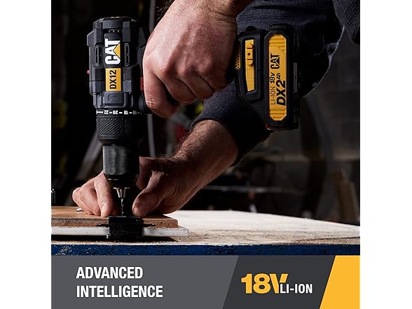 CAT DX12 18V Brushless 1/2in Hammer Drill Kit
