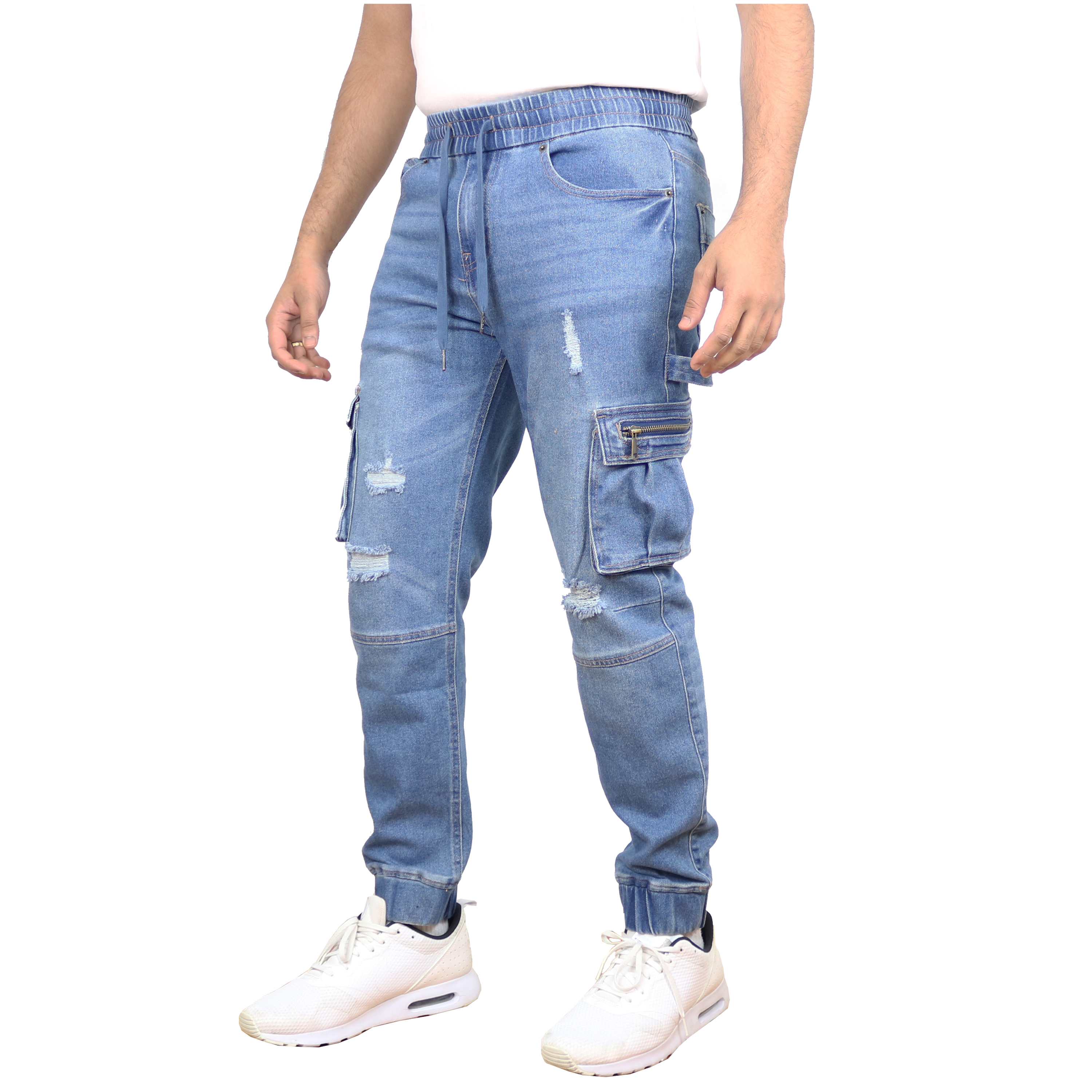 Men's Stretch Cargo Jean Jogger (S-3XL) - Gallery 25